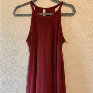Short Red Wine Dress